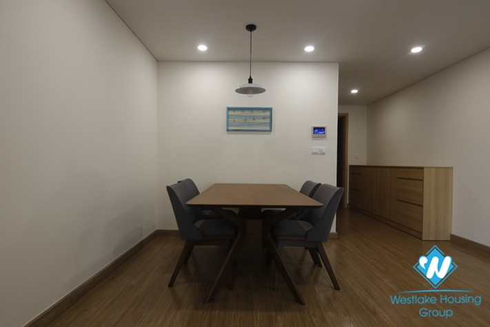 A brand new 2 bedroom with good view apartment for rent in Skypark Cau Giay.